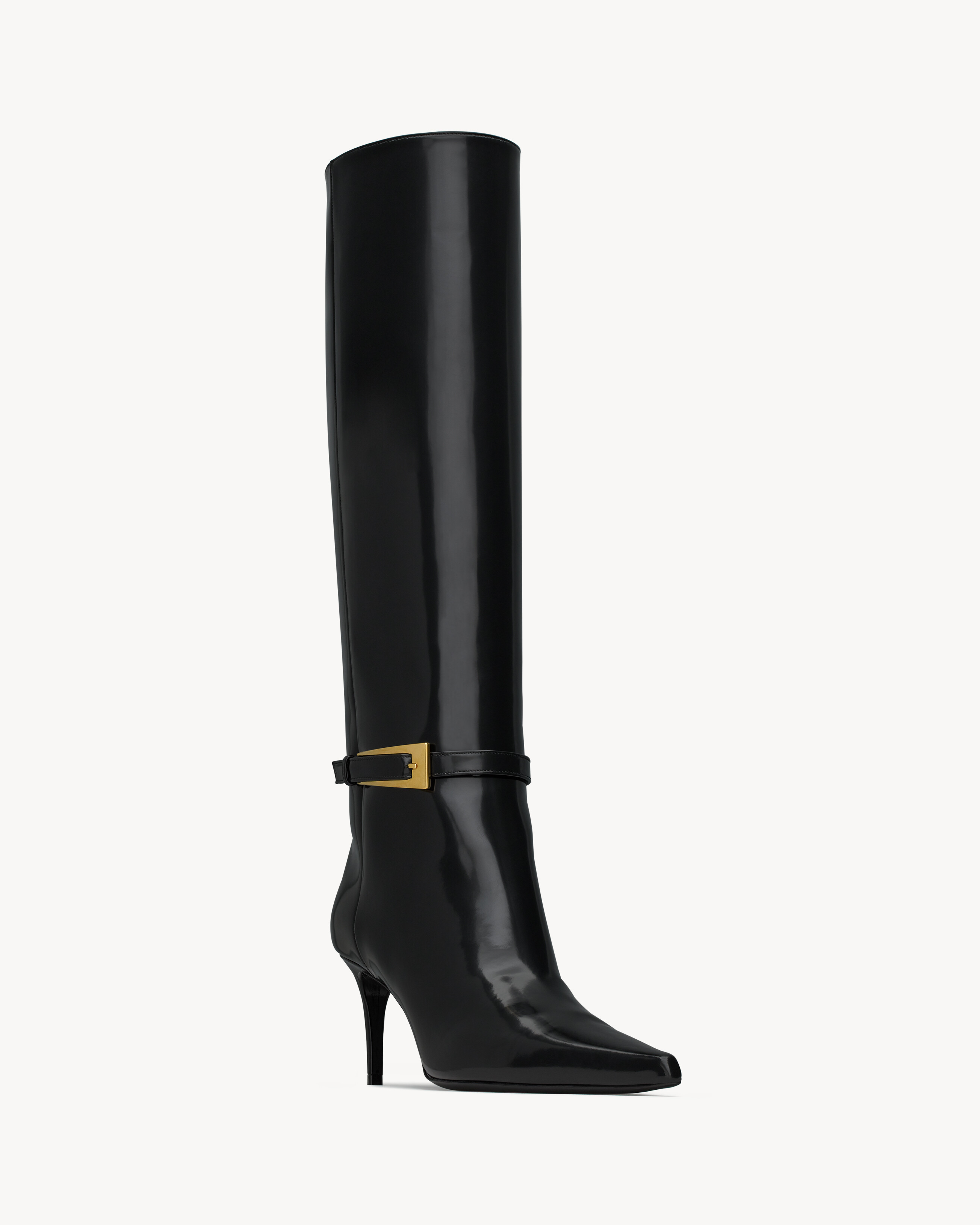 LEE boots in glazed leather