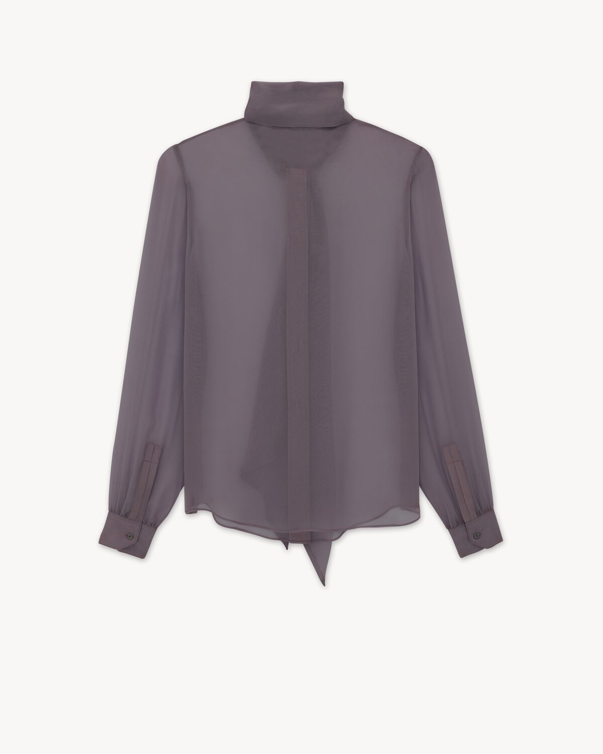 Blusa in mussola di crêpe di seta