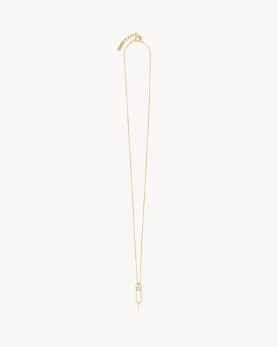 Saint laurent gold necklace Outlet