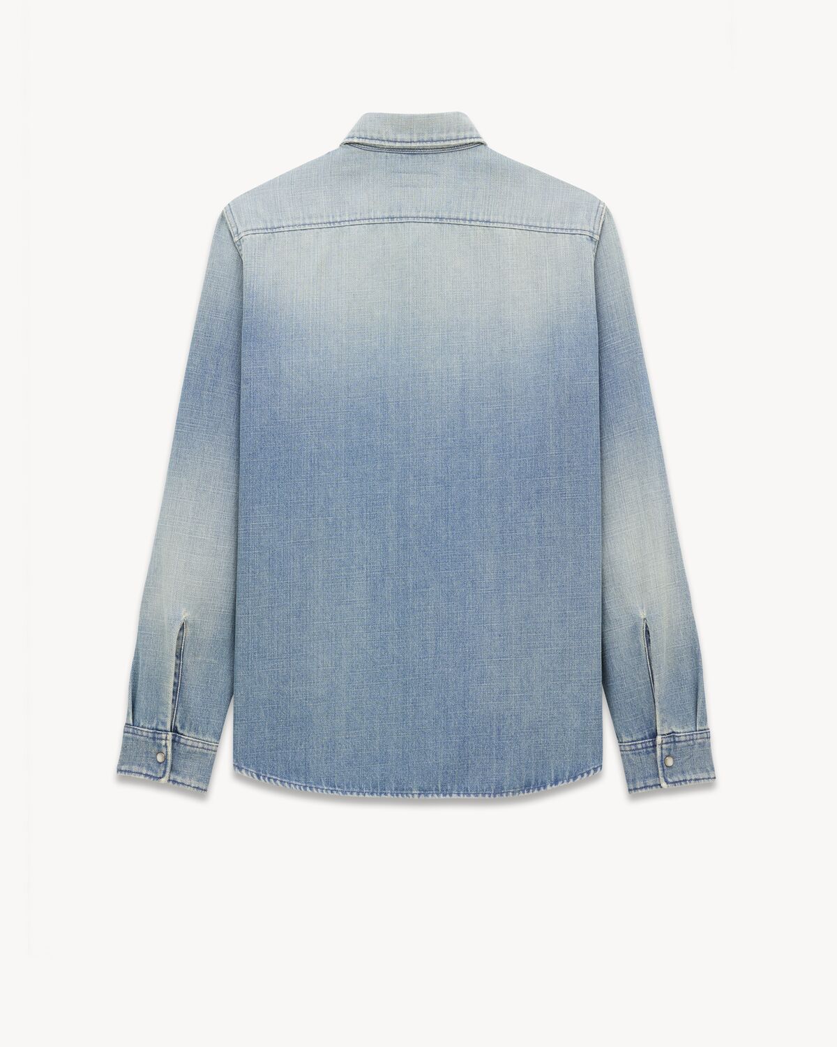 Chemise oversize en denim lake blue