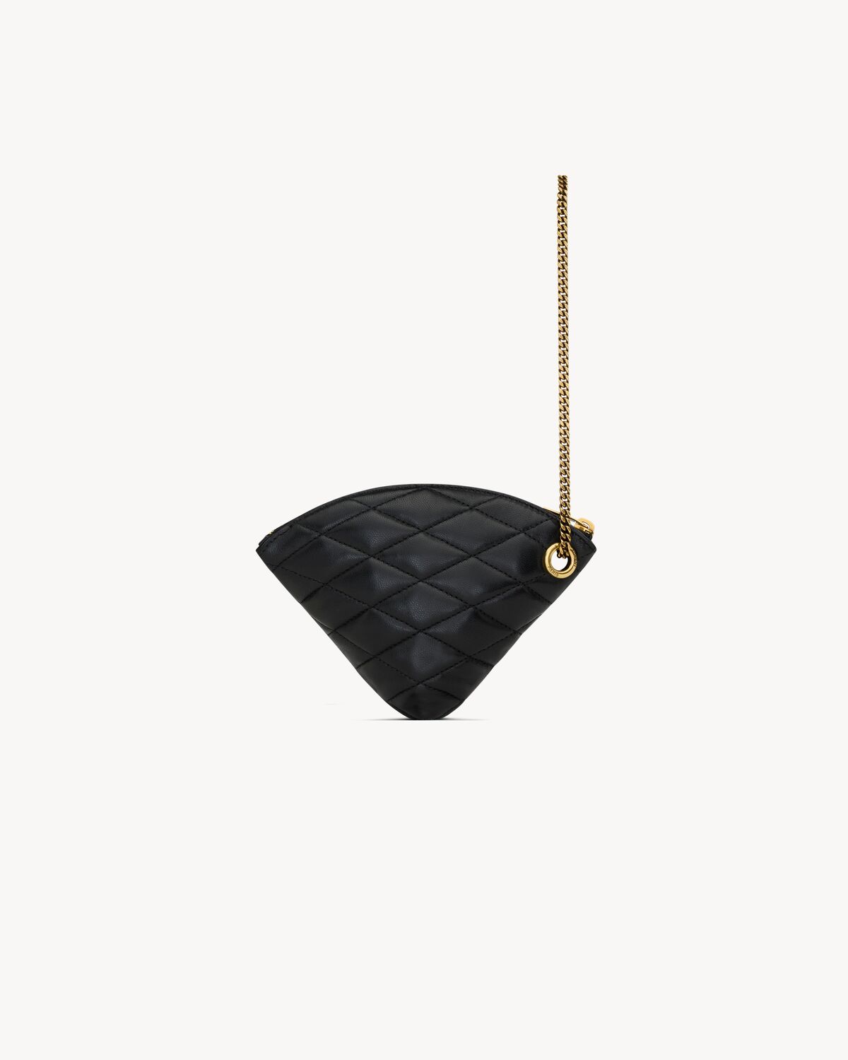 sade triangle coin purse in lambskin