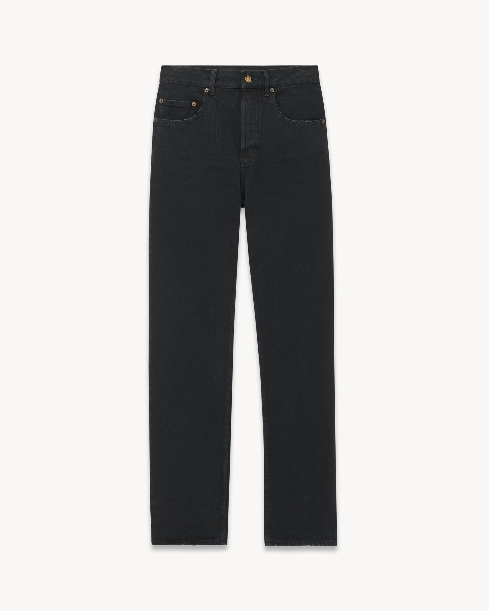 Long Extreme Baggy Jeans in Carbon Black Denim | Saint Laurent | YSL.com