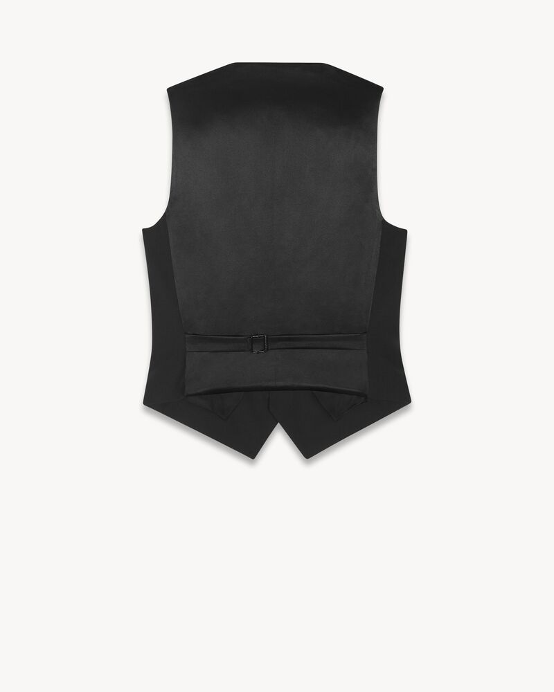 Vest in grain de poudre | Saint Laurent | YSL.com