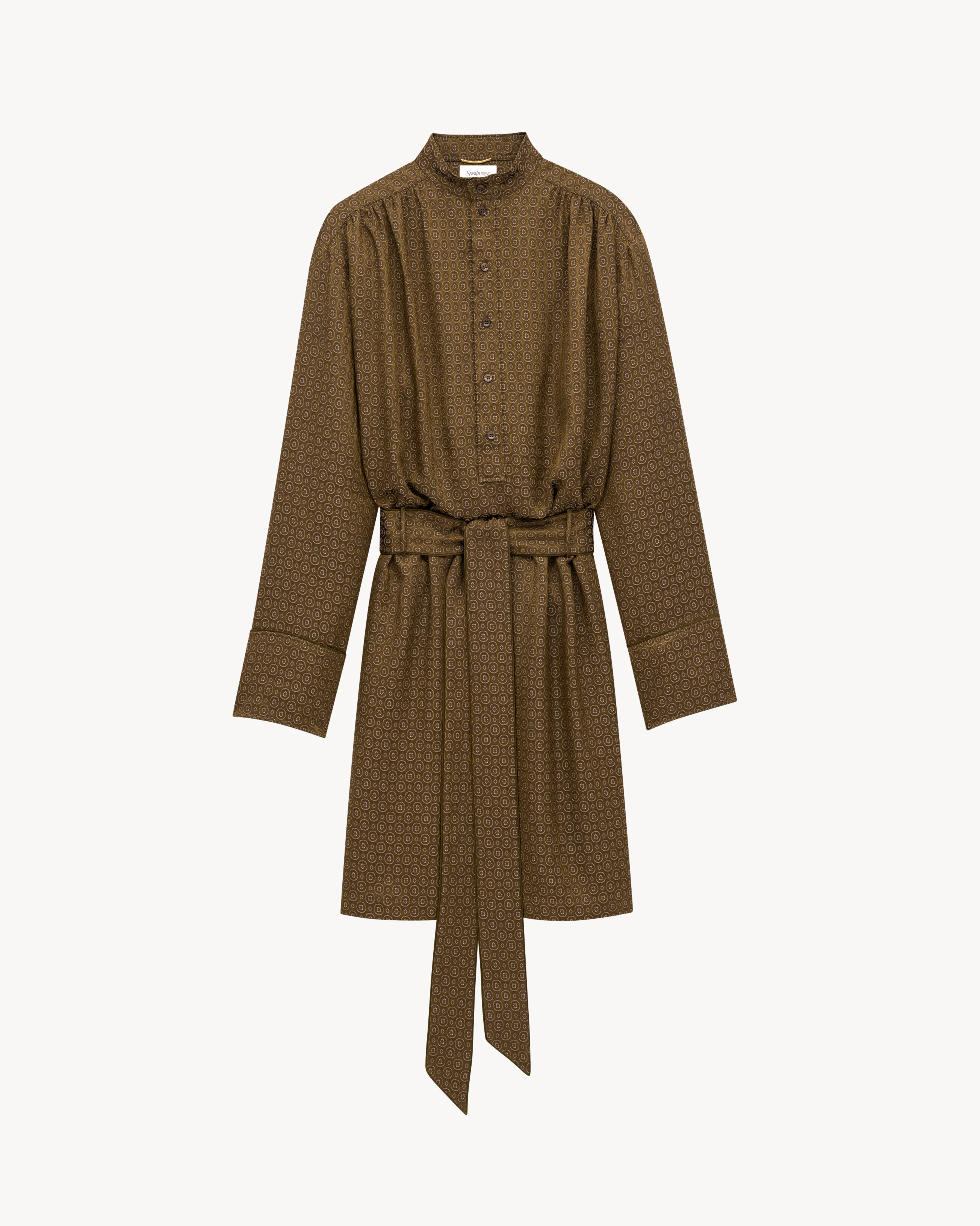 Abito in jacquard motivo medaglioni