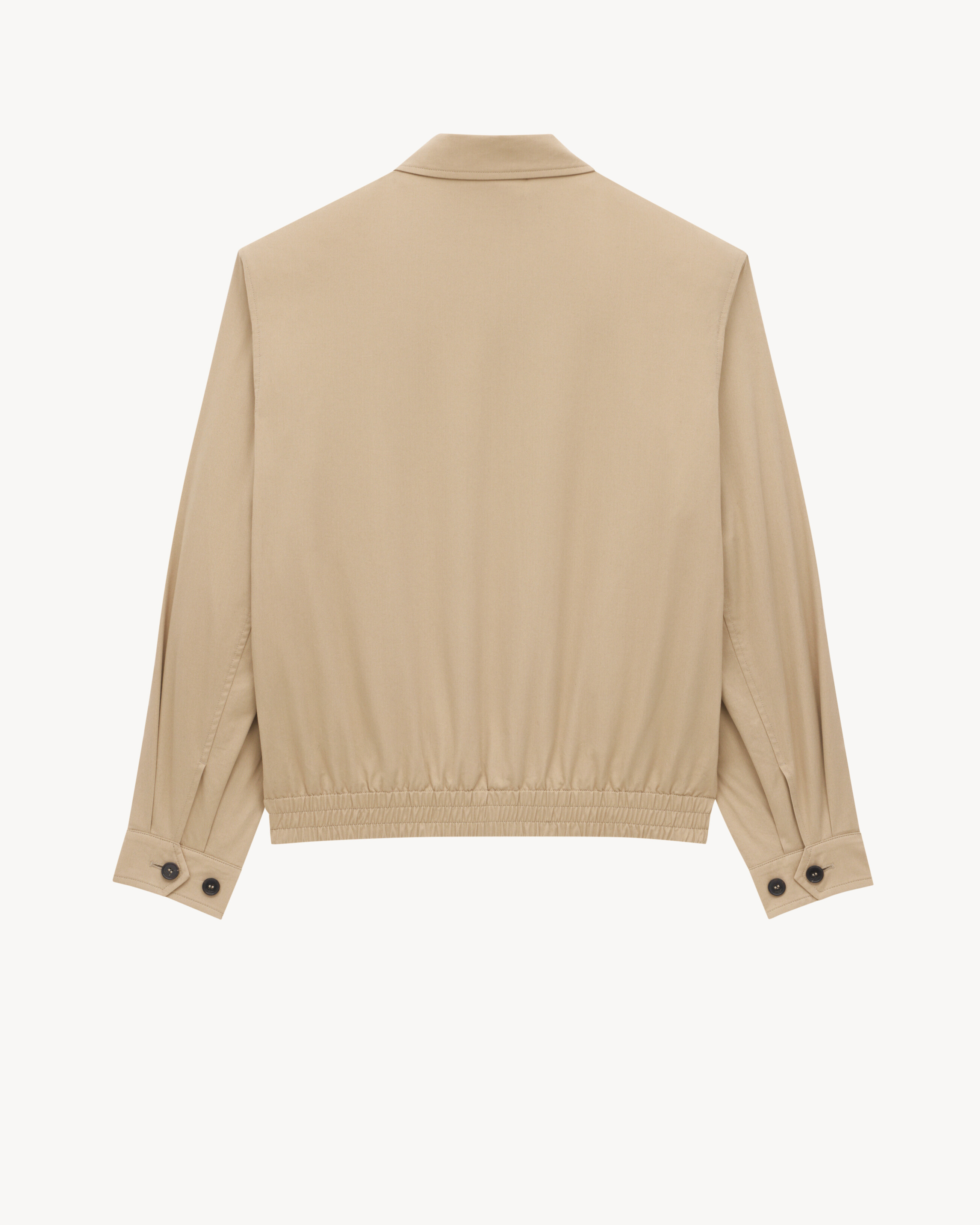 jacket in cotton serge