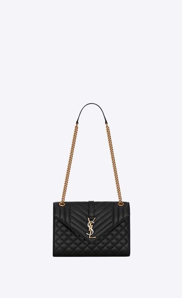 Saint Laurent Monogram Ysl V-Flap Shoulder Bag