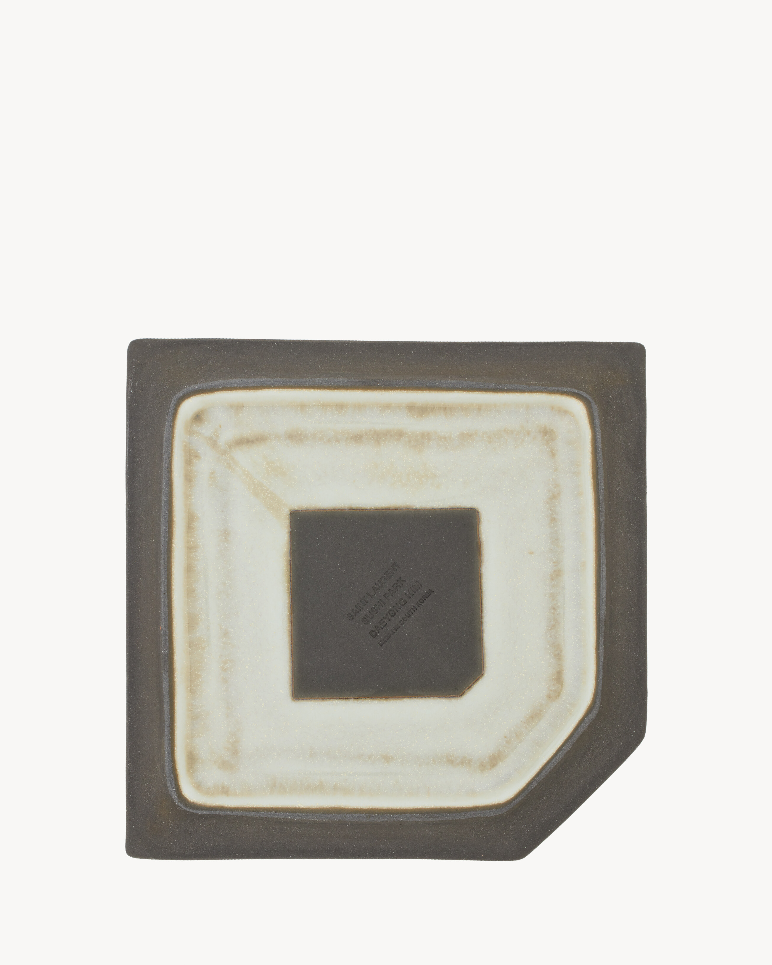SUSHI PARK DAEYONG KIM SQUARE PLATE IN CERAMIC