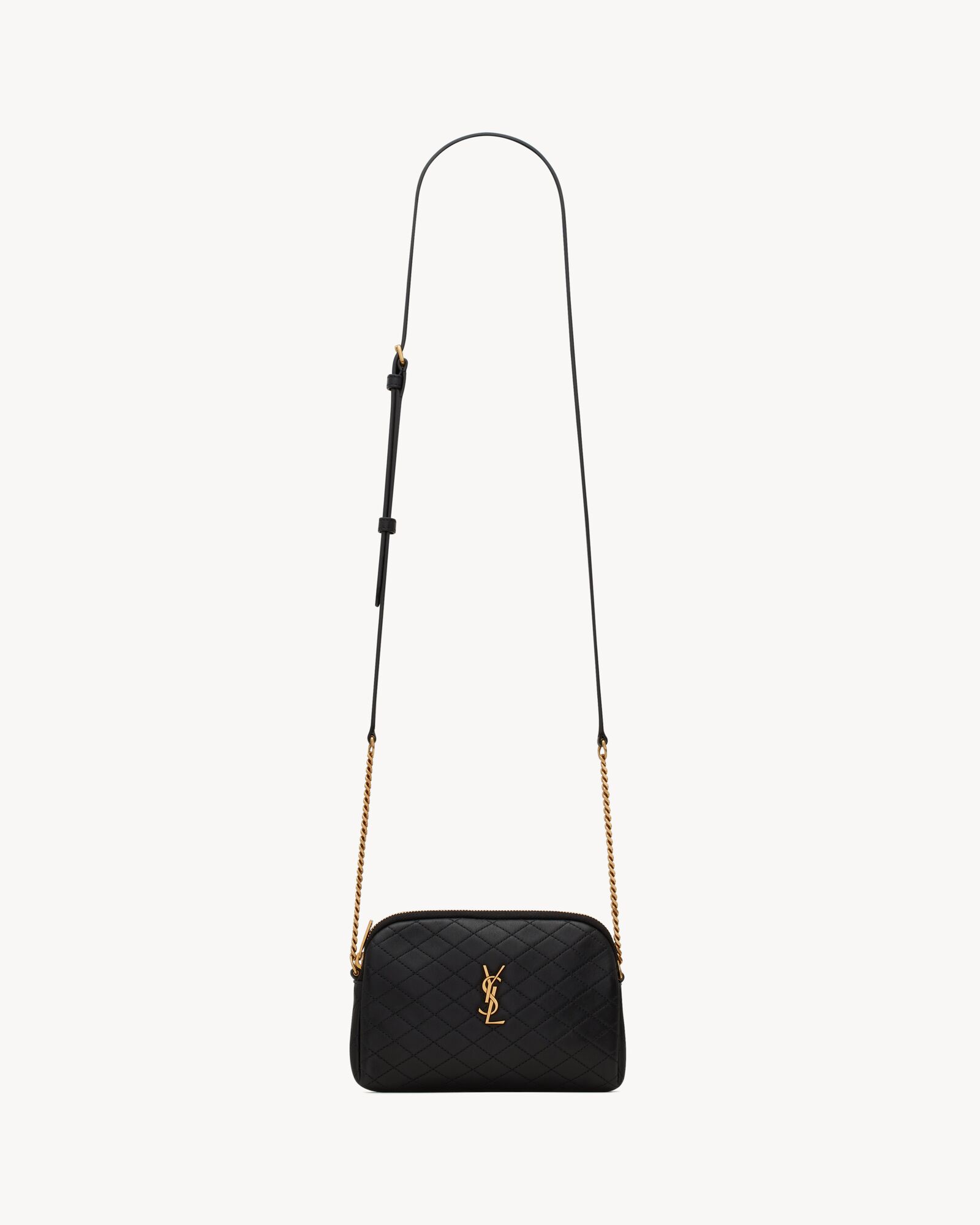 GABY ZIPPERED POUCH IN LAMBSKIN Saint Laurent YSL