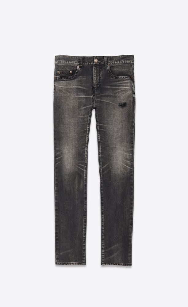 Tokyo Schwarze Skinny Jeans Aus Stretchdenim Saint Laurent Osterreich Ysl Com