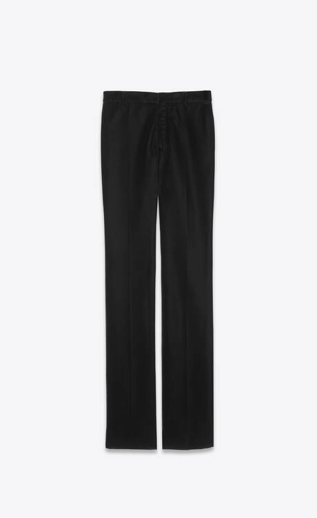 Straight-leg pants in velvet | Saint Laurent | YSL.com