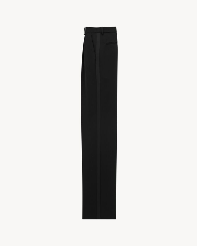tuxedo pants in grain de poudre