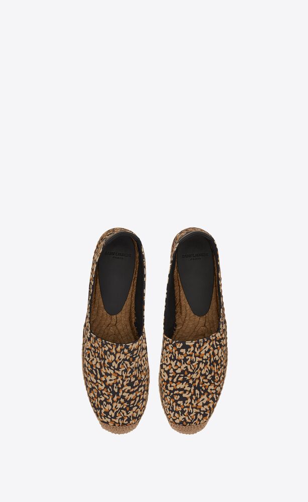 ysl leopard espadrilles