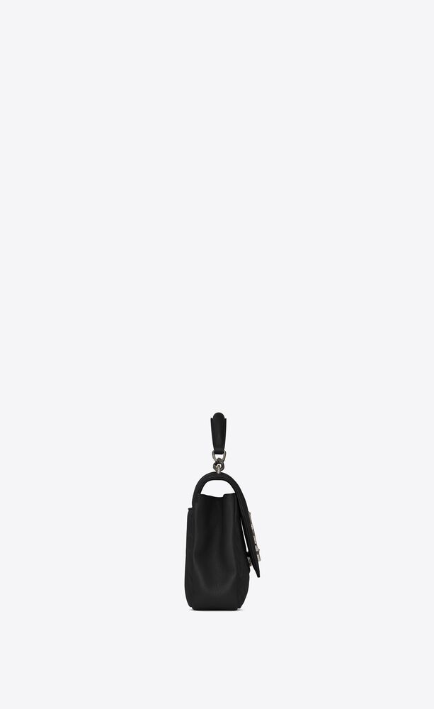 YSL Saint Laurent College Medium Bag - Black Leather Shoulder Bag