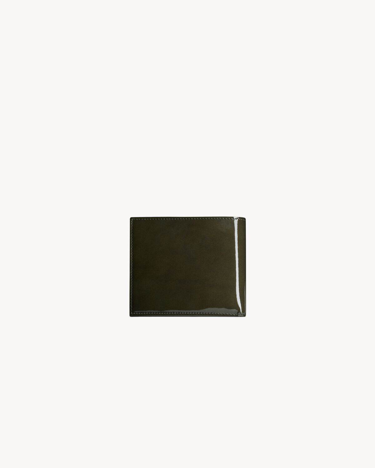 saint laurent paris漆皮横款钱包