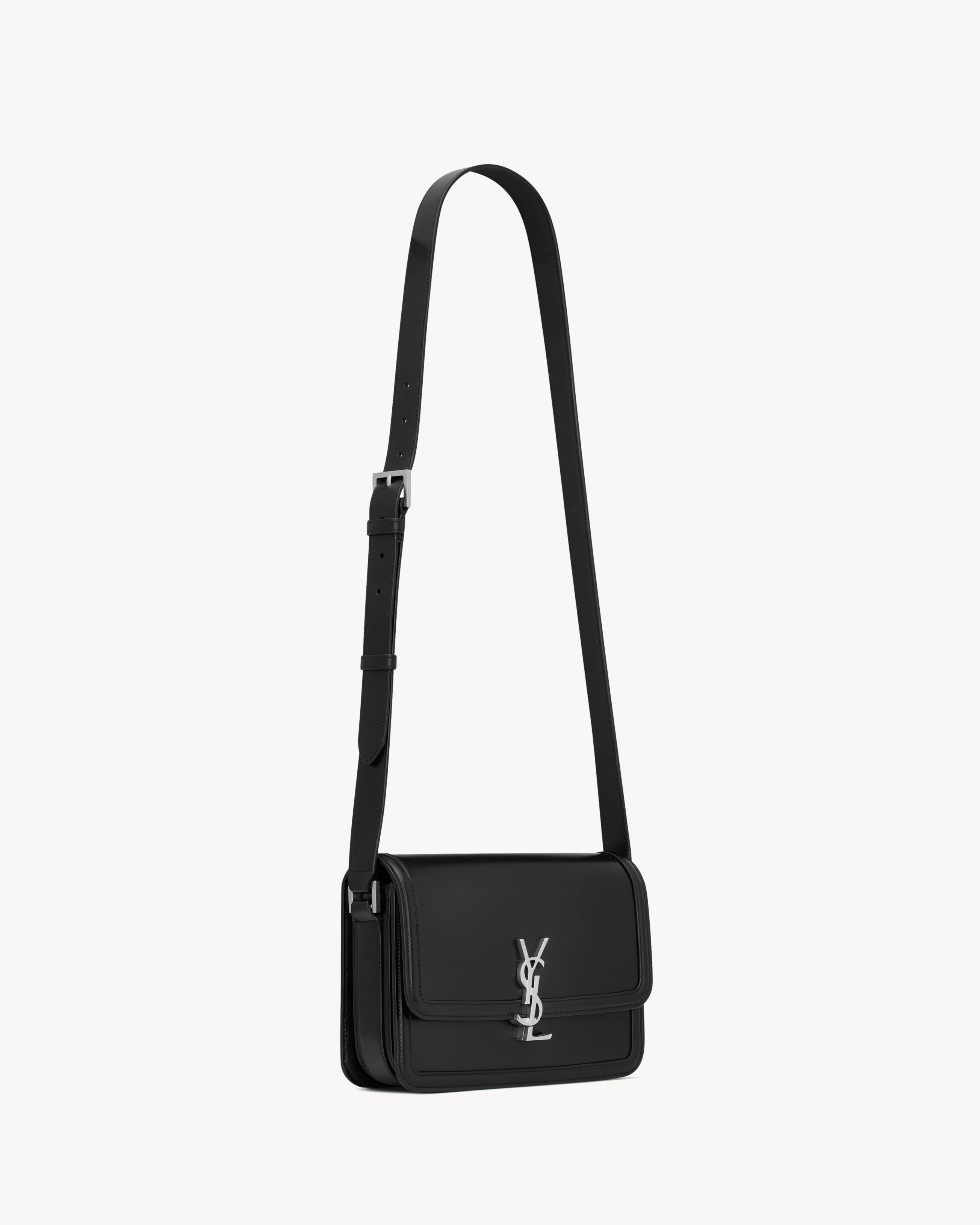 SOLFERINO MEDIUM SATCHEL IN SMOOTH LEATHER