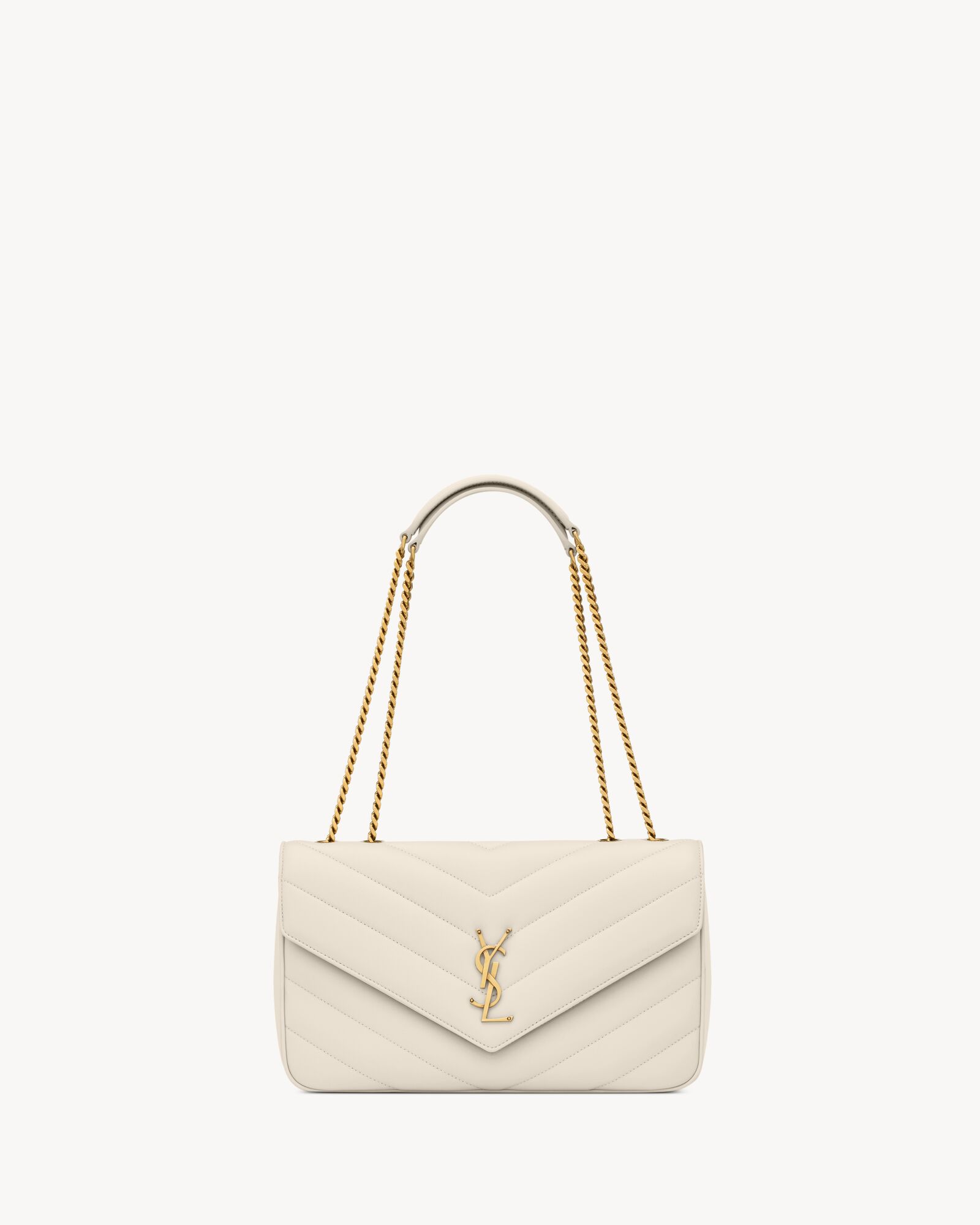 LOULOU medium in MATELASSÉ lambskin — 801439AAEAX9207