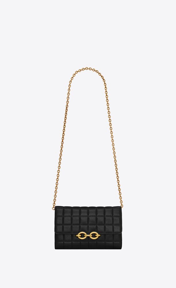 le maillon chain wallet in quilted lambskin