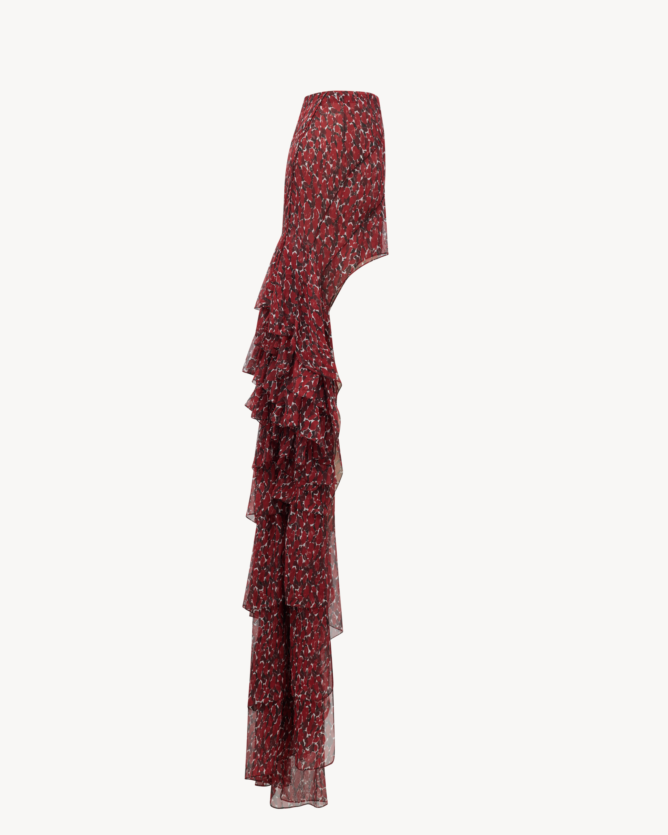 cascade skirt in silk crepe muslin
