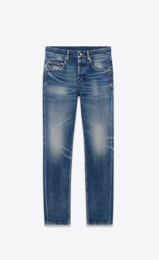 baggy-jeans aus denim in deauville beach blue