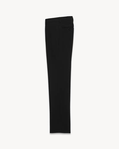 SAINT LAURENT Wide-Leg Velour Trousers for Men | MR PORTER