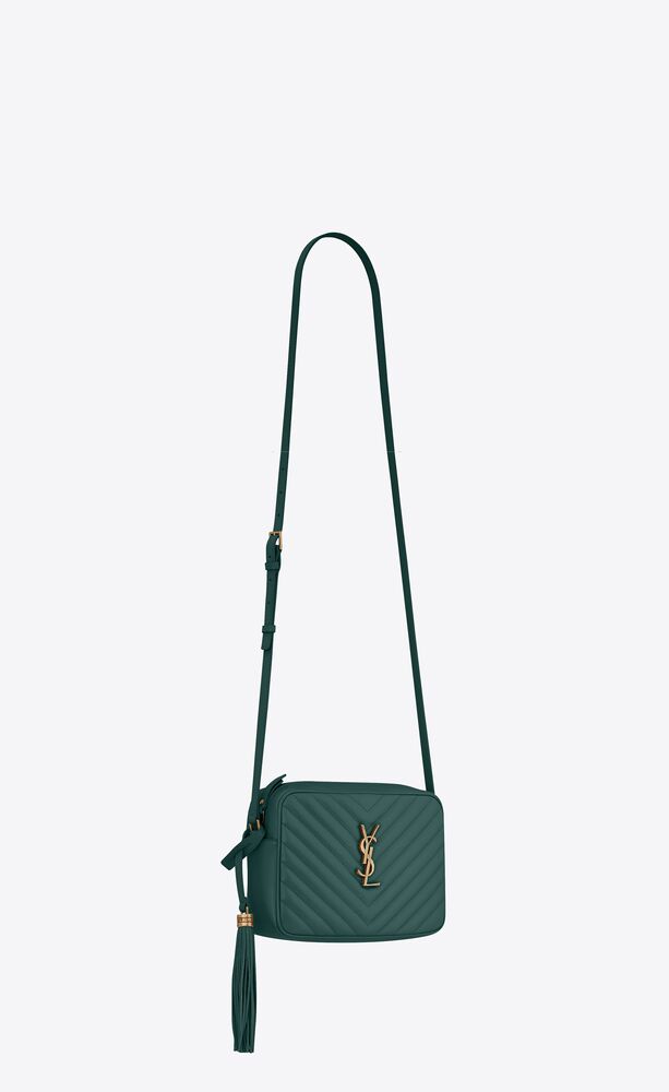 ysl green camera bag