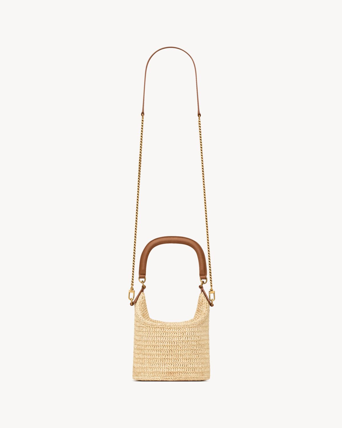 gaby bucket bag in raffia