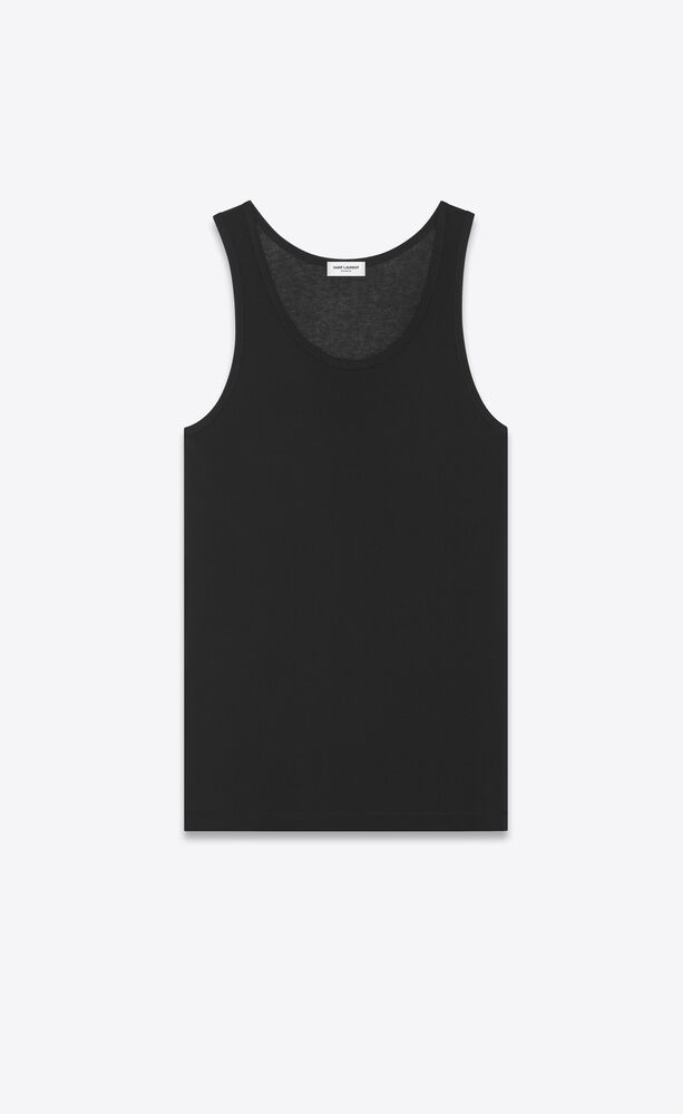 tank top in ribbed jersey