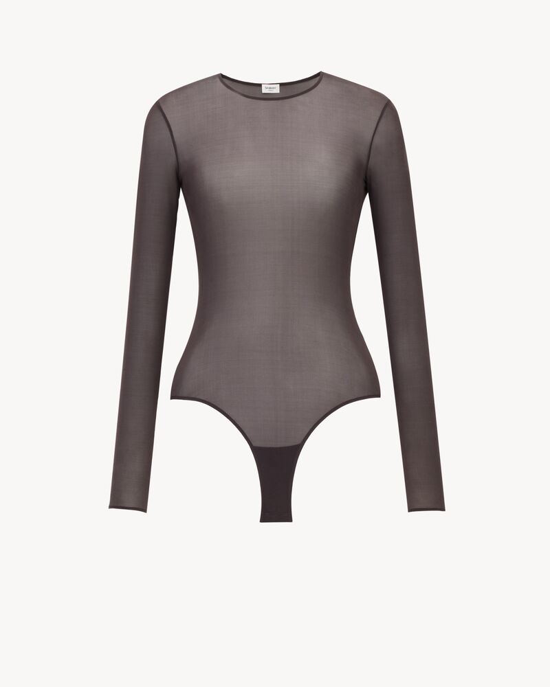 crewneck bodysuit in jersey