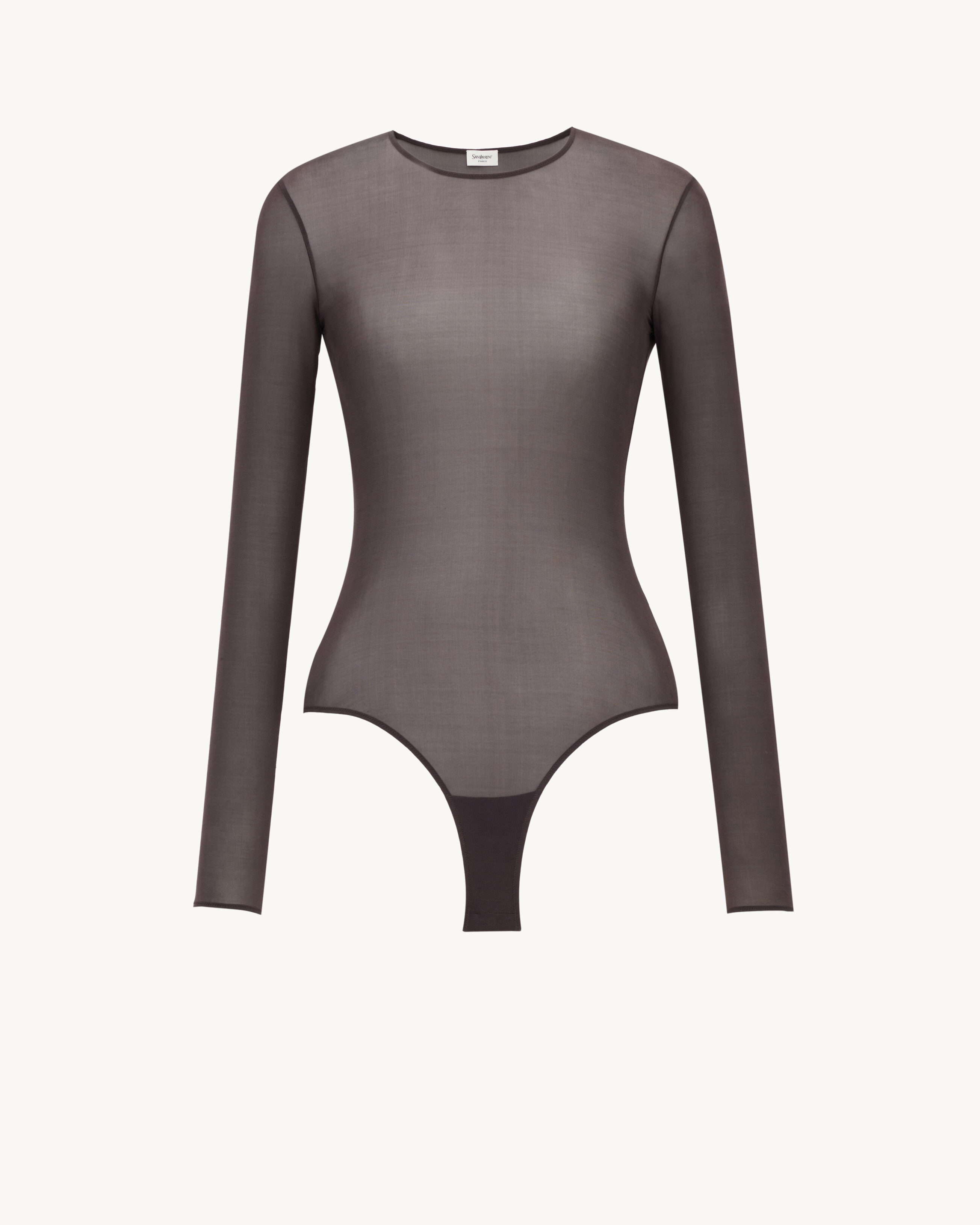 crewneck bodysuit in jersey