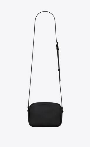 Camp small camera bag in grained leather, Saint Laurent