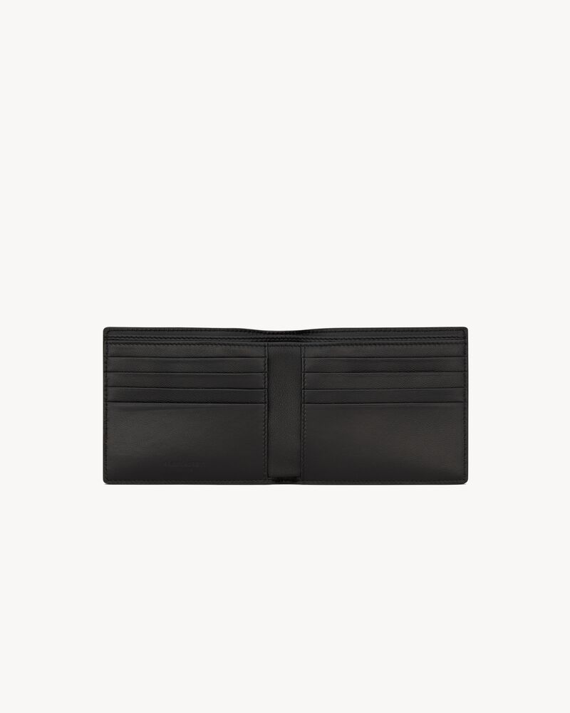 Saint laurent paris Portefeuille East/West en cuir d'anguille