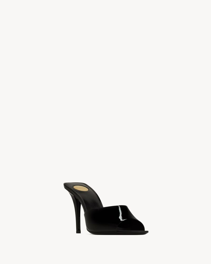 ROMY mules in patent leather