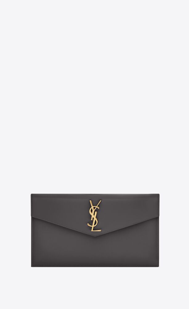 uptown medium tote in shiny smooth leather