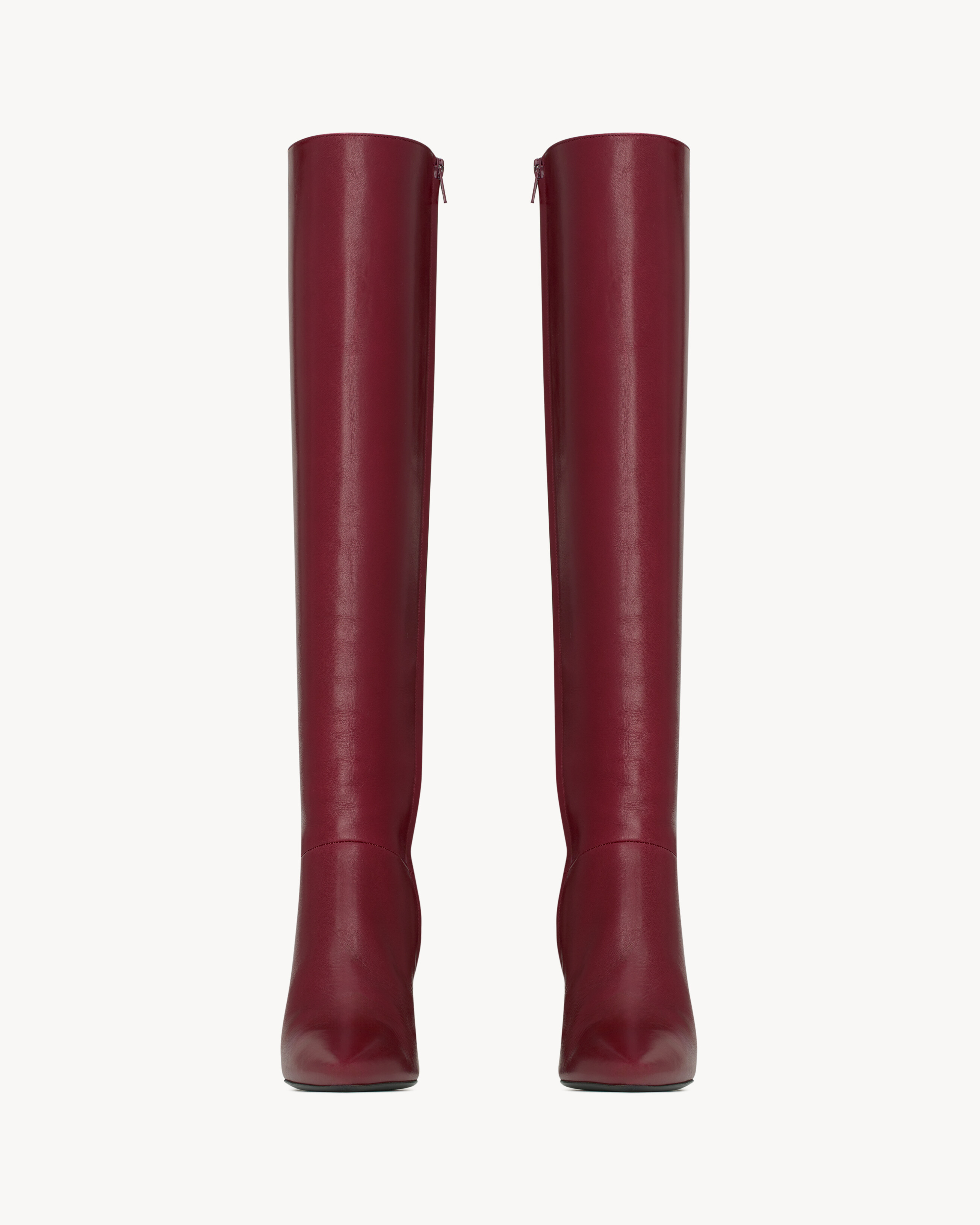 VIVIAN bottes en cuir lisse