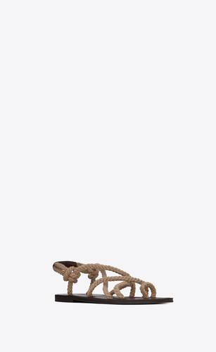 saint laurent rope sandals