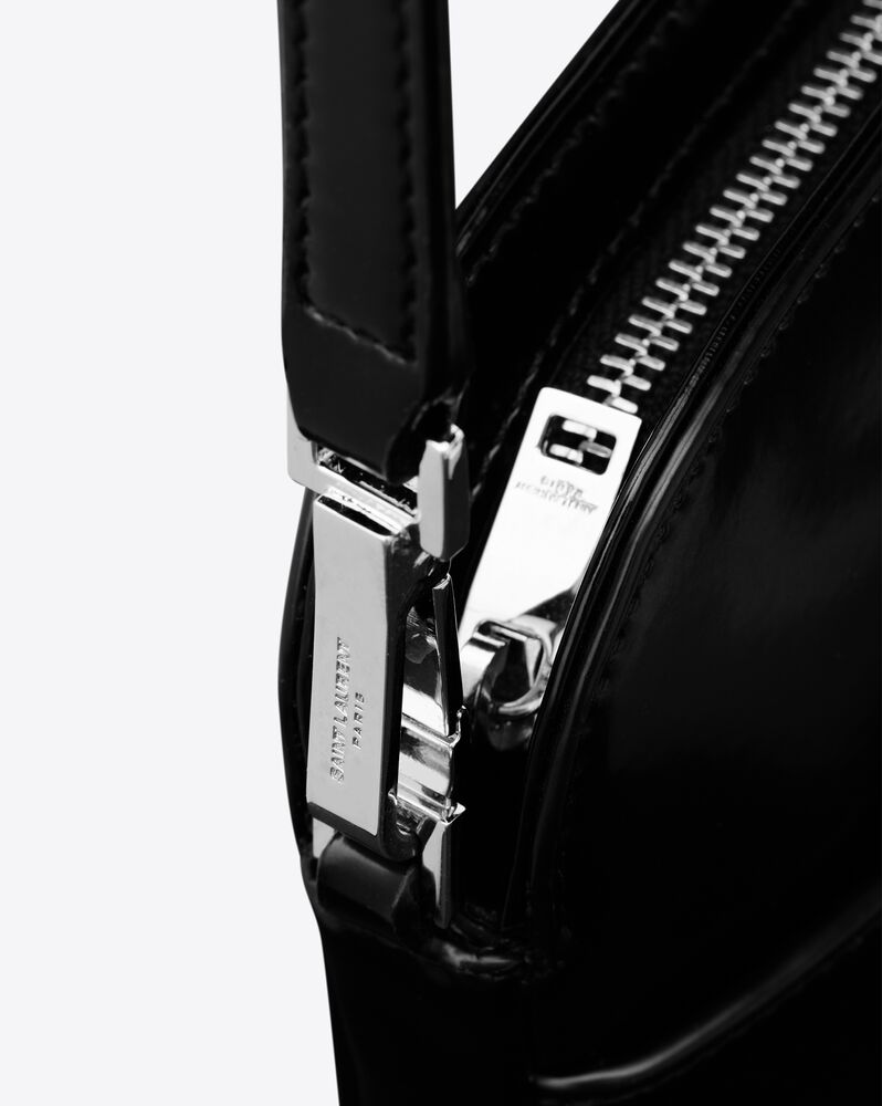 saint laurent paris mini camera bag in brushed leather