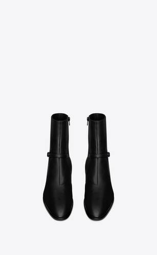 vlad zipped boots in smooth leather