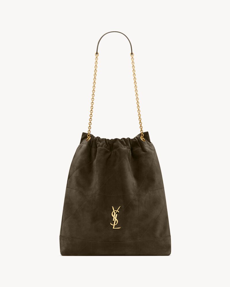JAMIE large POCHON in suede