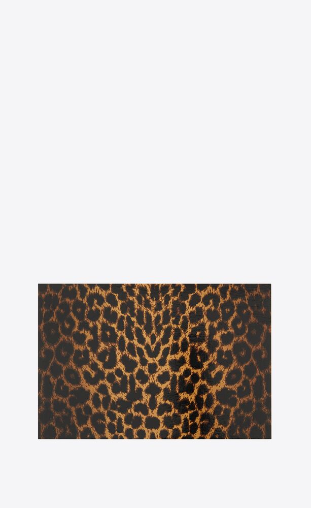 leopard postcard