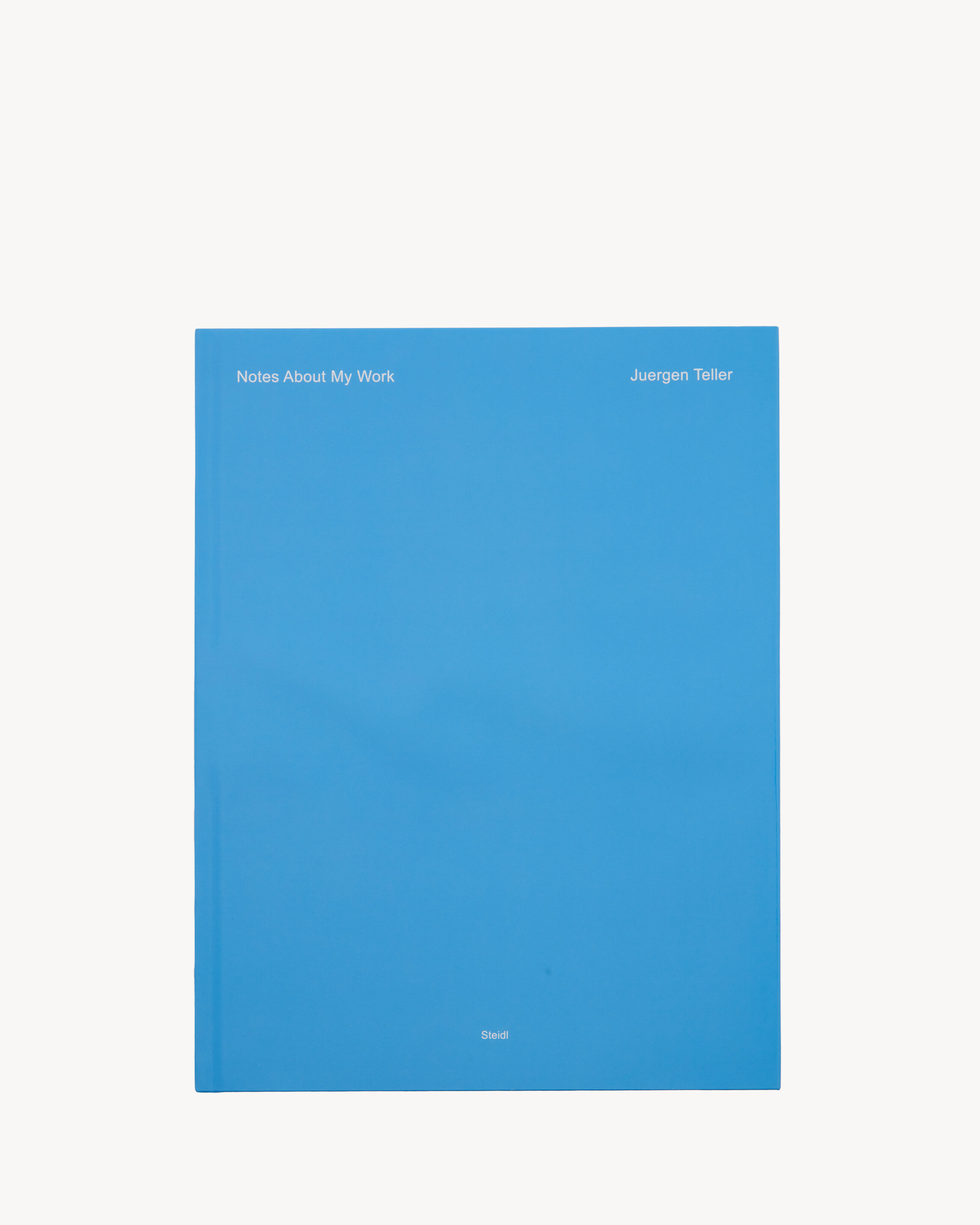 JUERGEN TELLER NOTES ABOUT MY WORK