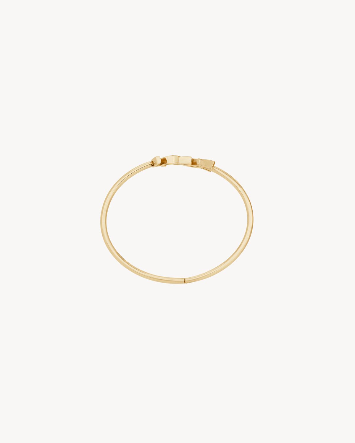 cassandre hinged bangle in 18k yellow gold