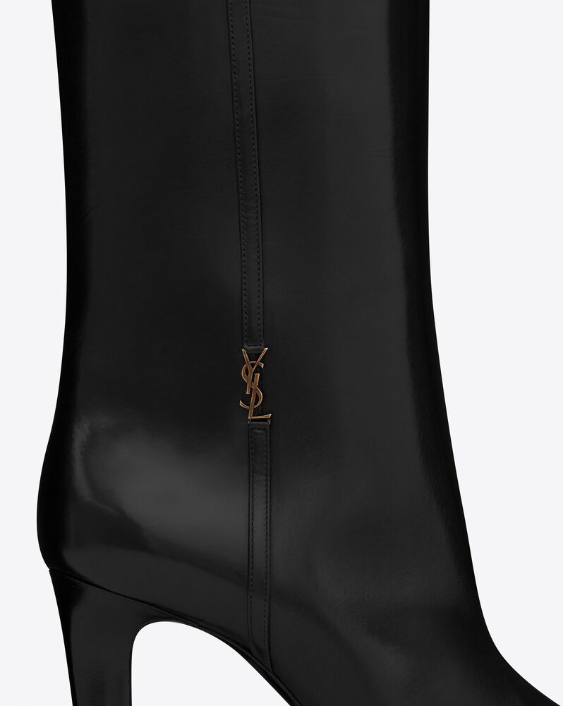 JANE CASSANDRE boots in smooth leather | Saint Laurent | YSL.com