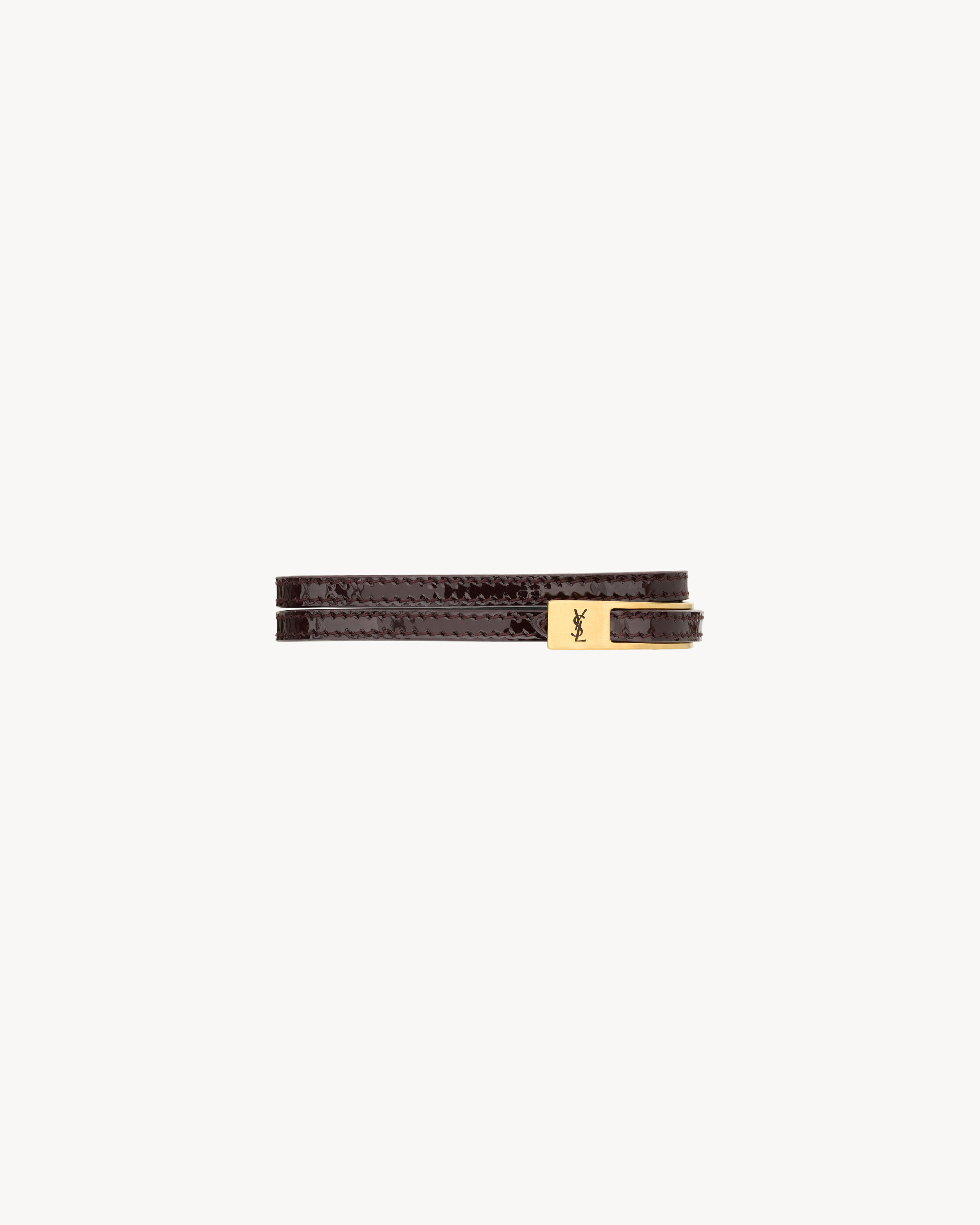CASSANDRE buckle bracelet in leather