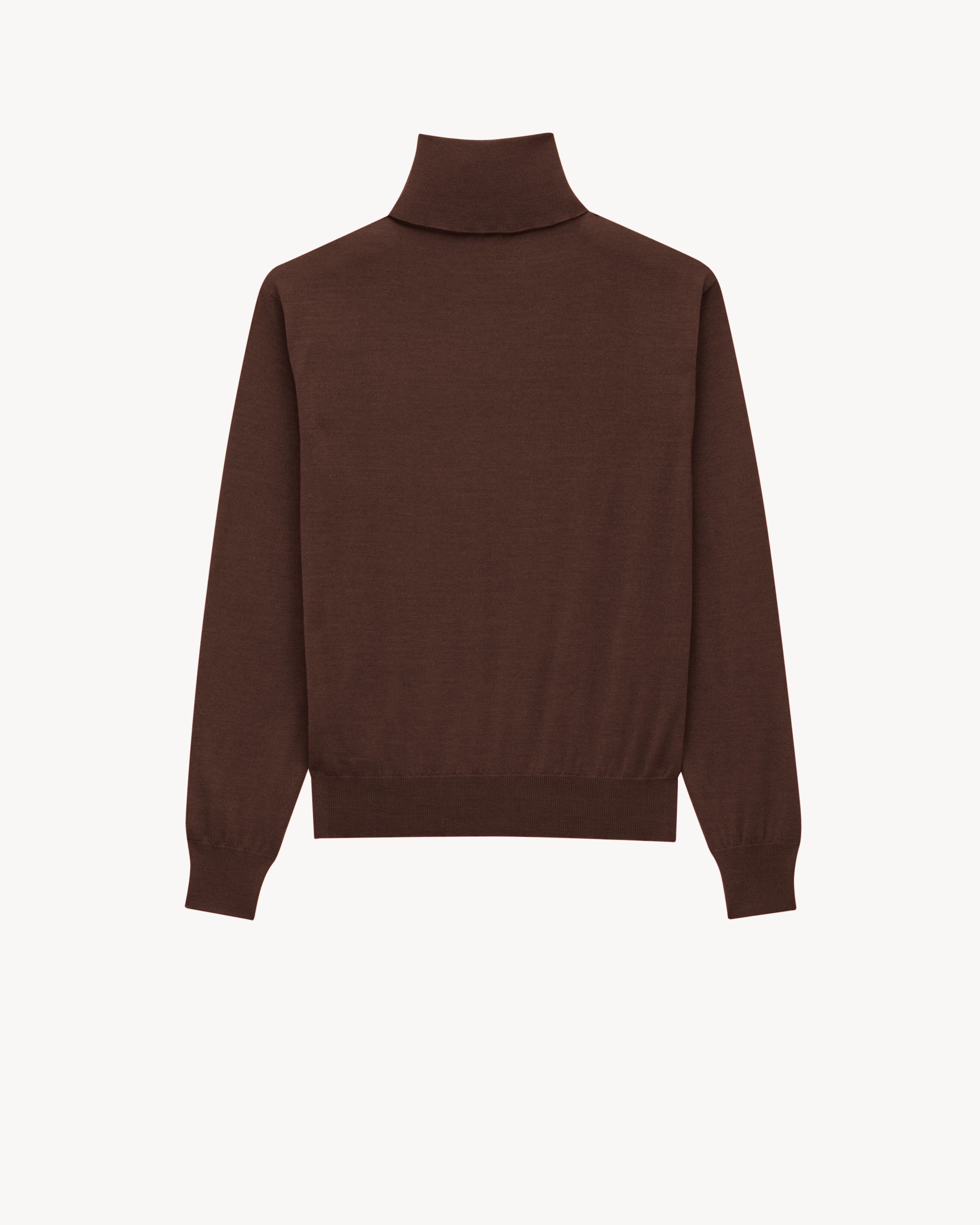 Rollkragenpullover aus Kaschmir, Wolle und Seide