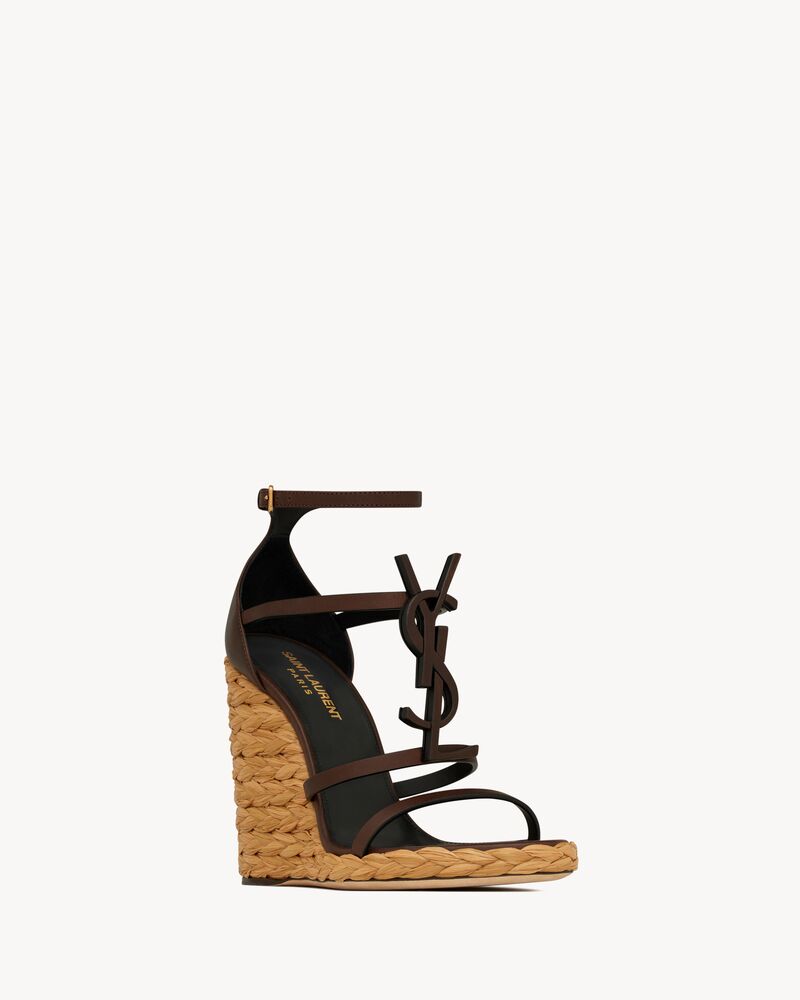 Ysl cassandra wedge black Clearance