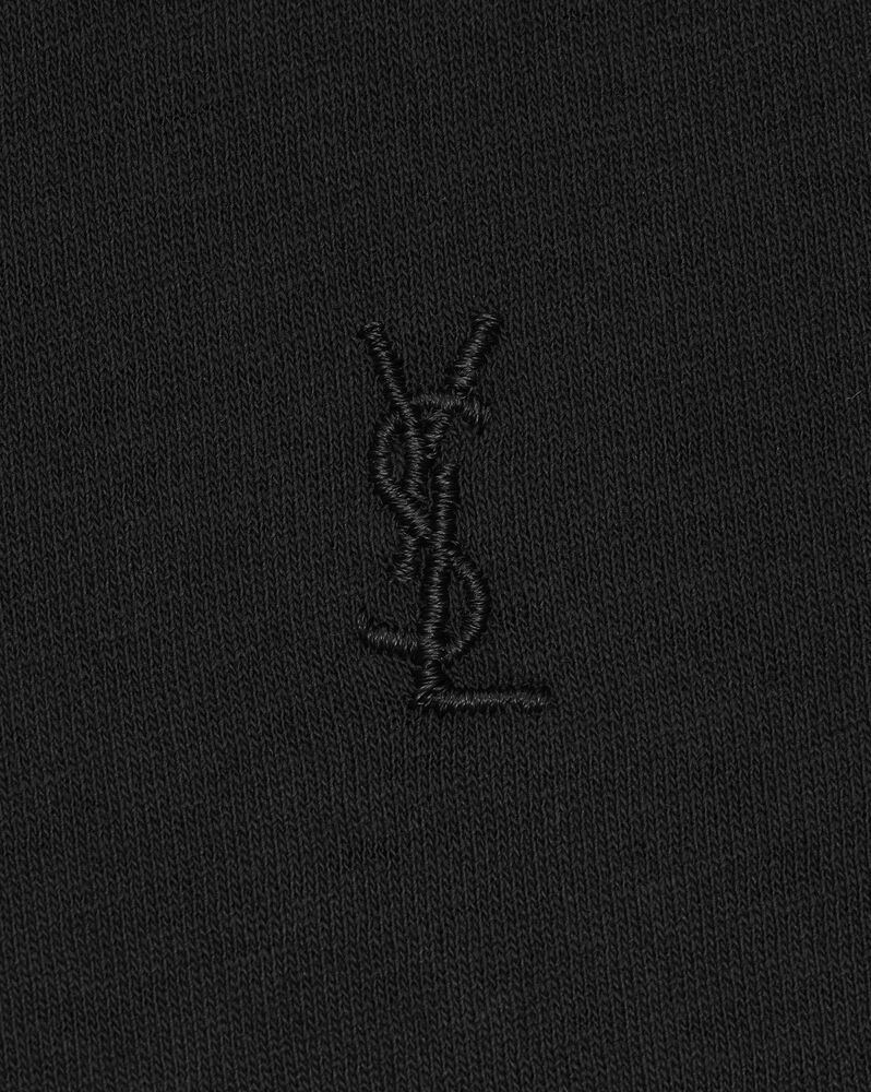 Monogram cropped T-shirt | Saint Laurent | YSL.com