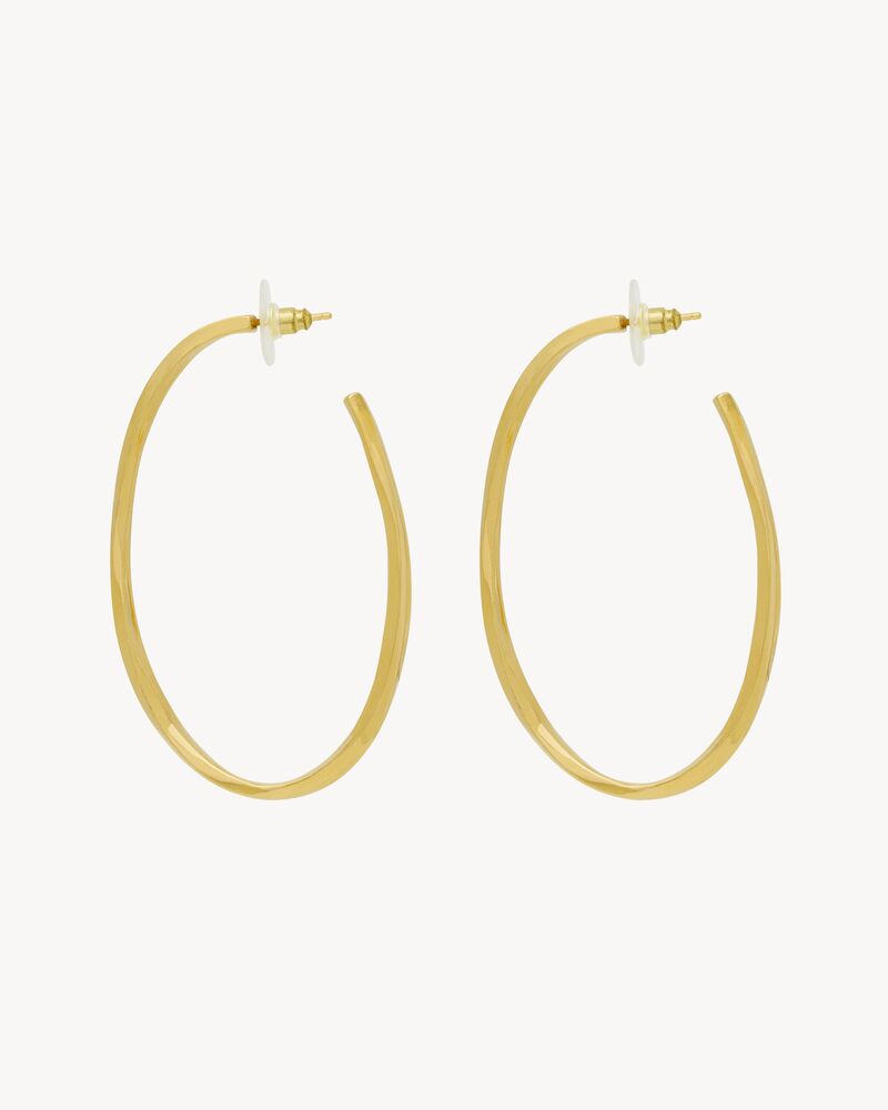 Ysl hoop earrings Clearance