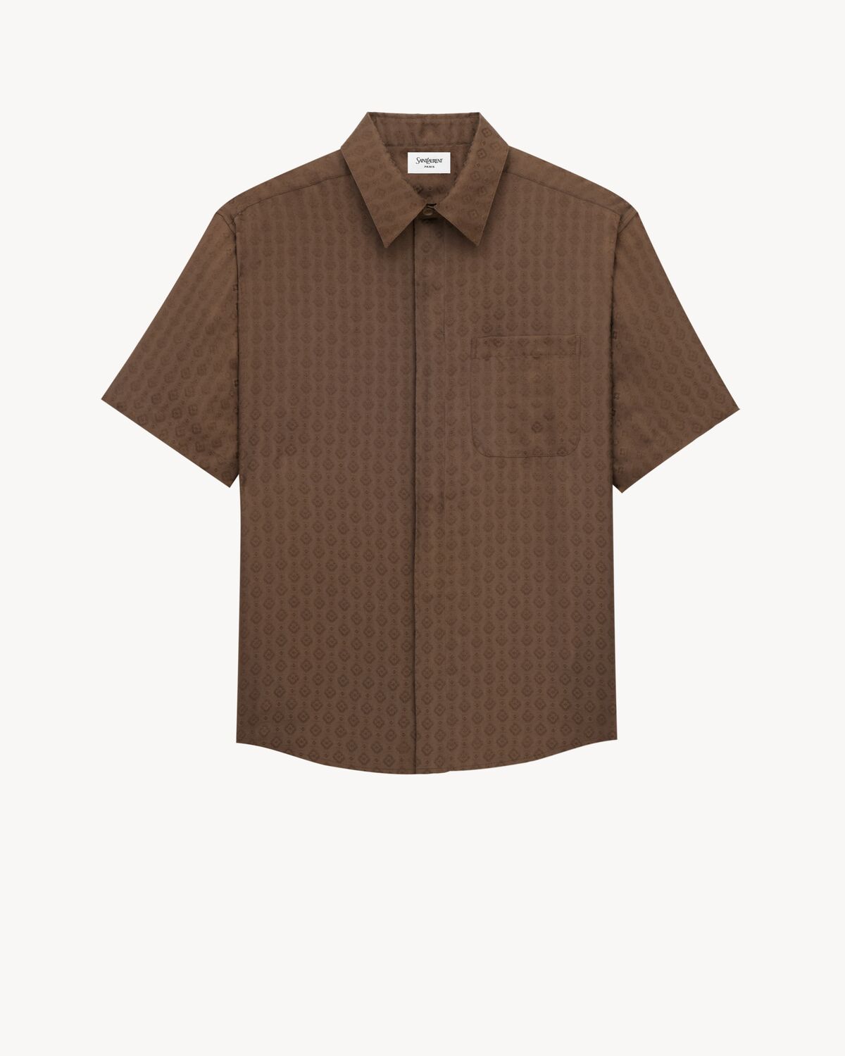shirt in silk twill