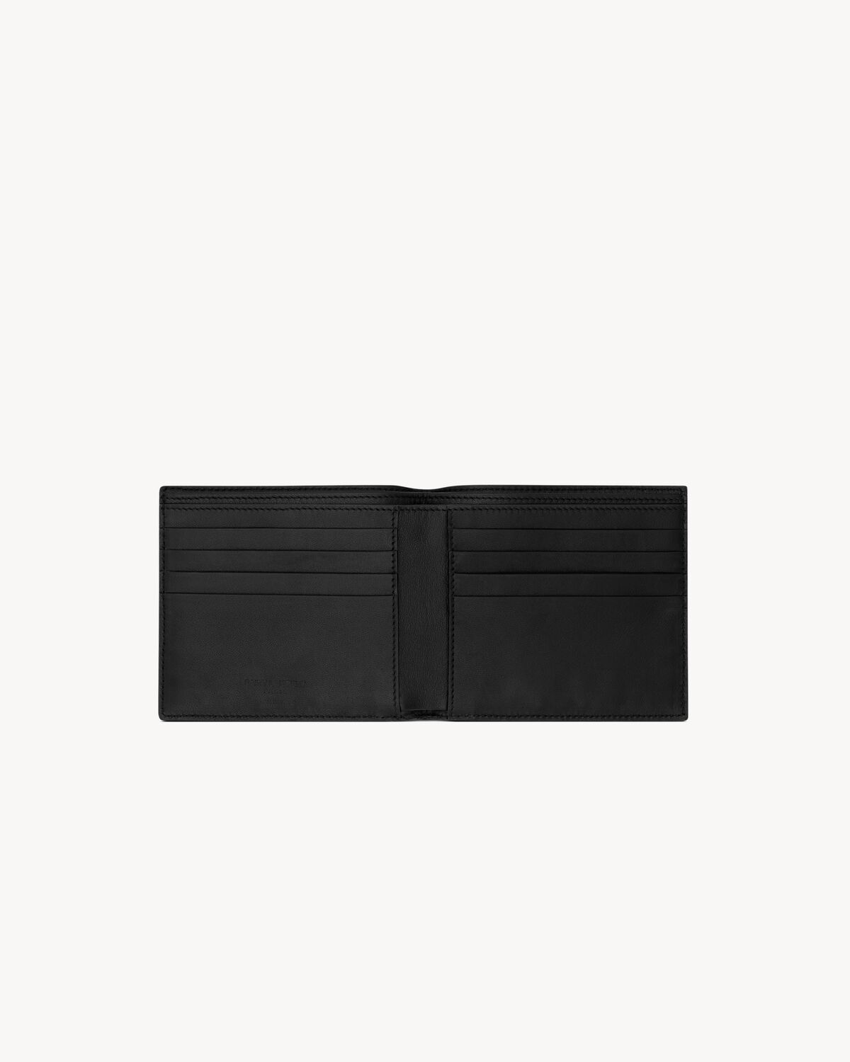 Saint Laurent Paris EAST/WEST wallet in smooth leather