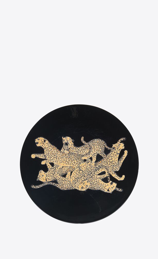 emaux de longwy panther plate